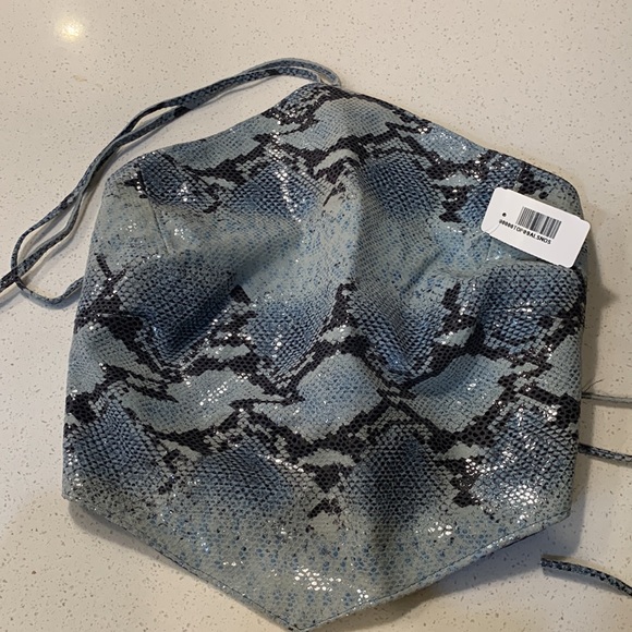 Oscar Leopold lace-up backless leather top - size L - Picture 6 of 10